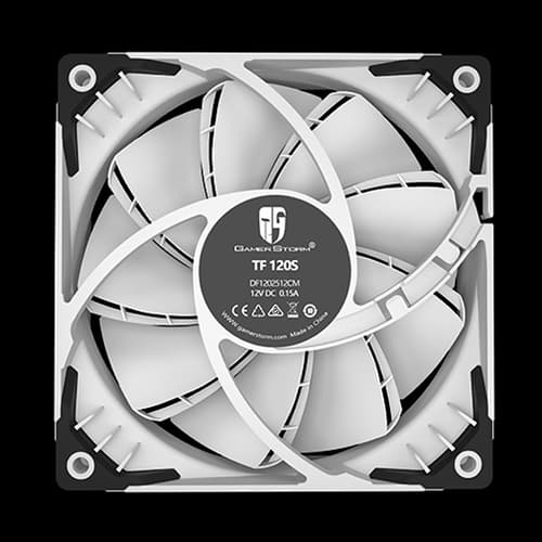 Deepcool GamerStorm TF120 S White Cabinet Fan (Single Pack)